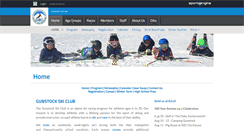 Desktop Screenshot of gunstockskiclub.com